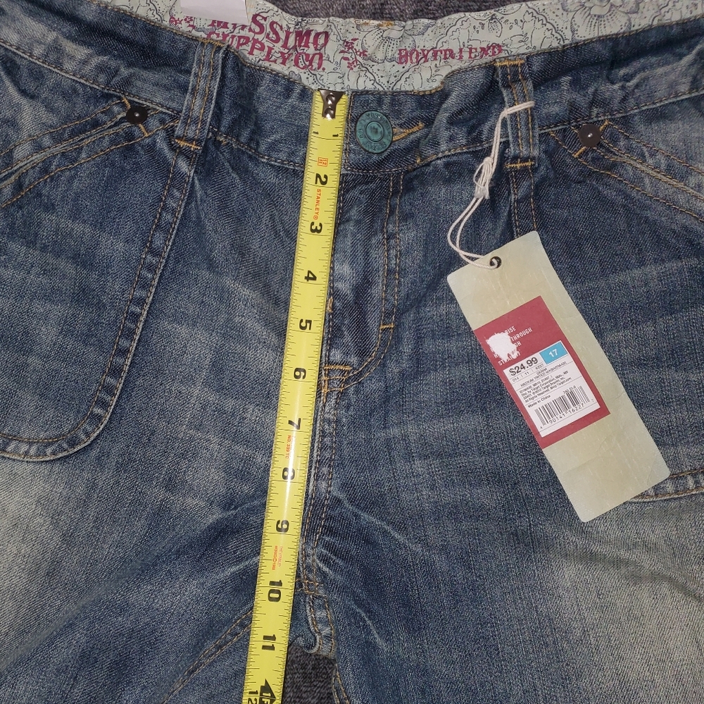 NWT Mossimo supply co denim boyfriend jeans 17 - Picture 10 of 11